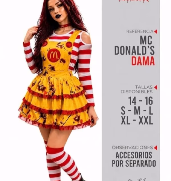 Macdonald vestido