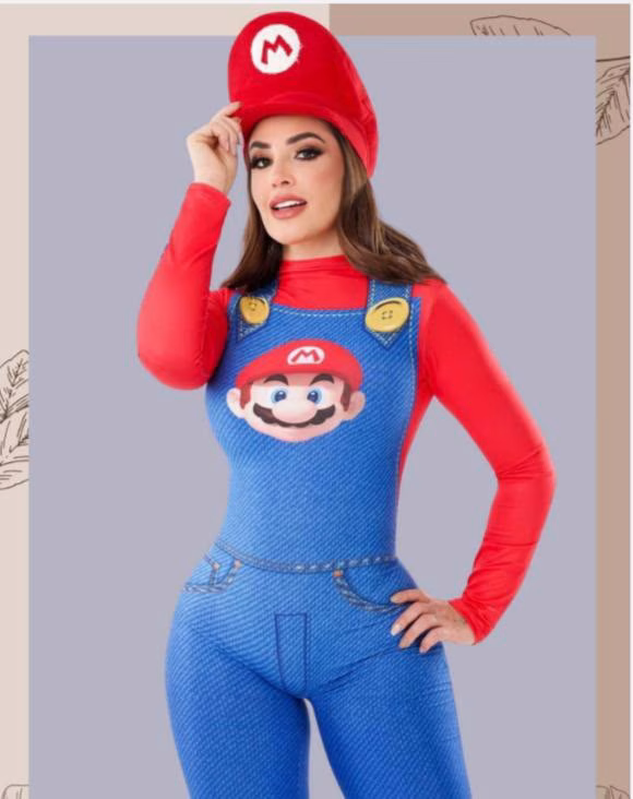 Mario Enterizo dama - Talla Unica - imagen 1